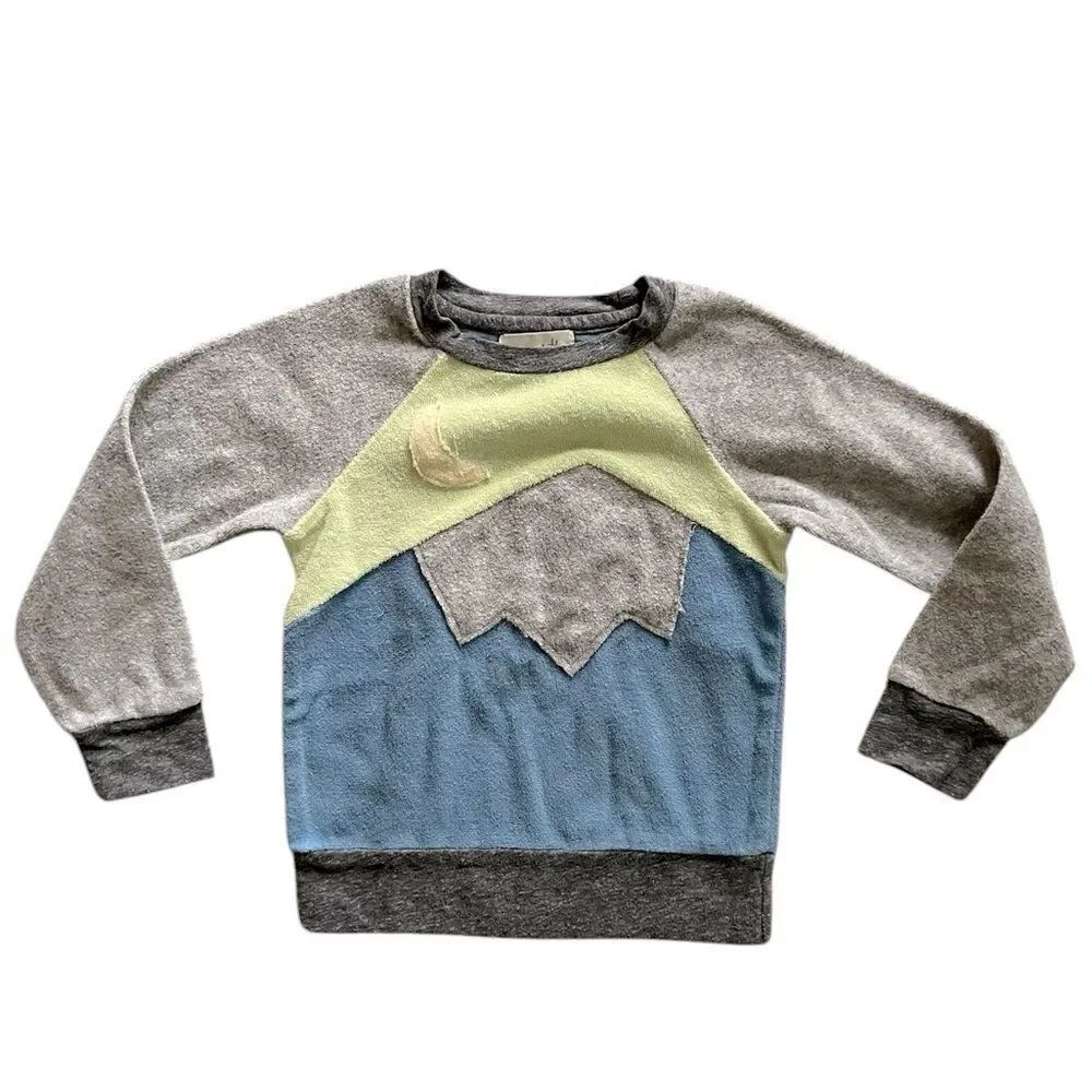 Miki Miette Solstice Stars Iggy Pull Over Sweatshirt 2T
